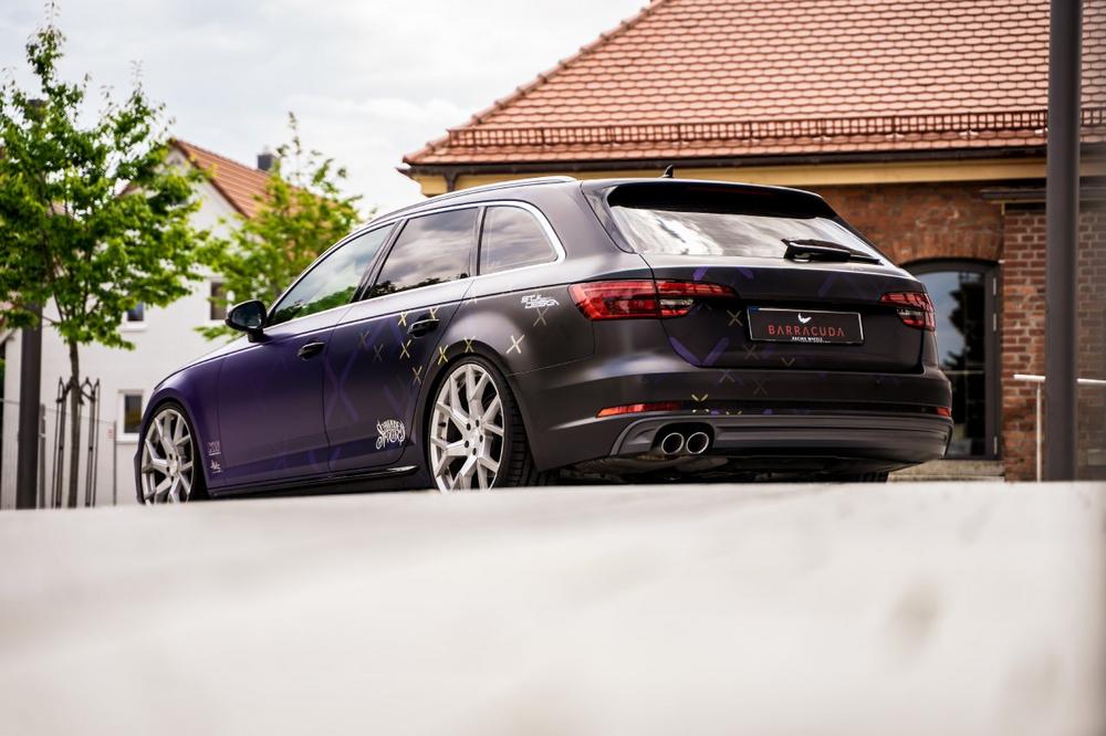 A4 Avant eyecatcher with Schwabenfolia wrapping on Barracuda Tzunamee EVO