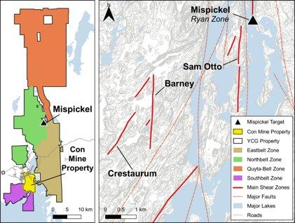 Gold Terra Confirms High-Grade Intersection of 9.36 g/t Au over 3 Metres in Winter Program of Mispickel area, Yellowknife, NWT