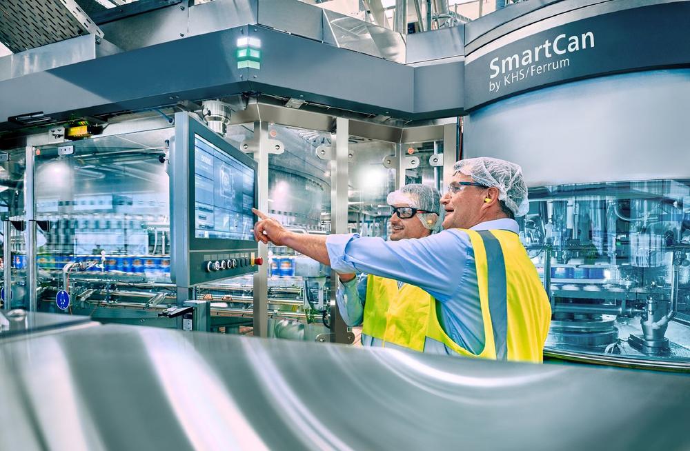 drinktec: KHS and Ferrum jointly present the SmartCan filler/seamer block by KHS/Ferrum
