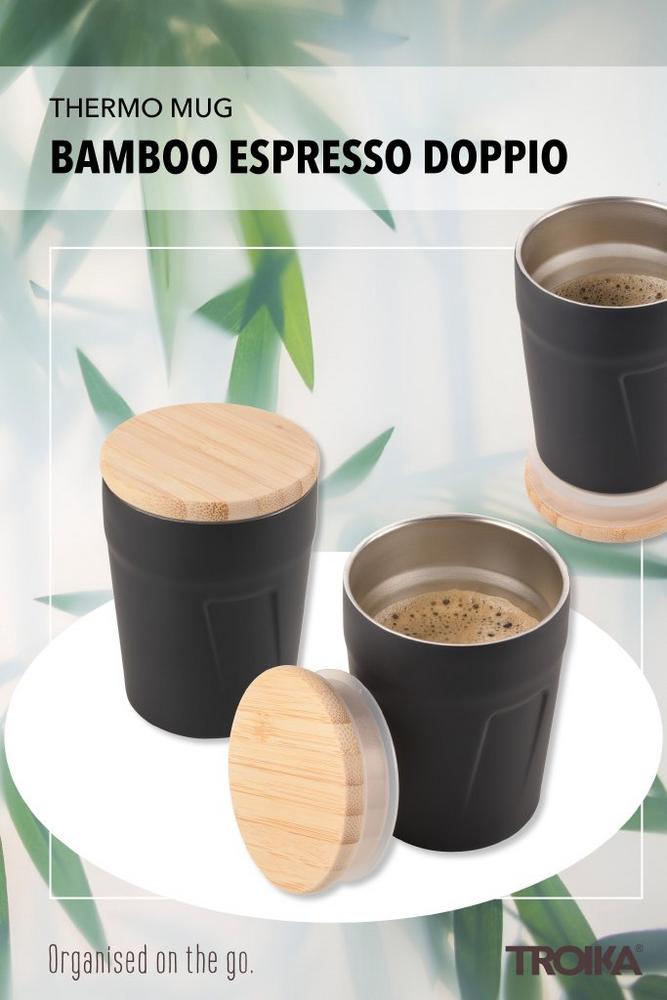 Small. Strong. Doppio. If it’s an espresso to go, then make it sustainable!