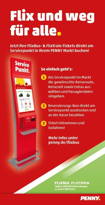 Barzahlen ermöglicht als technischer Finanzdienstleister Kooperation zwischen Penny und FlixBus