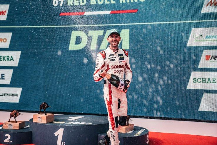 Ziel erreicht: René Rast macht im DTM-Titelkampf Boden gut