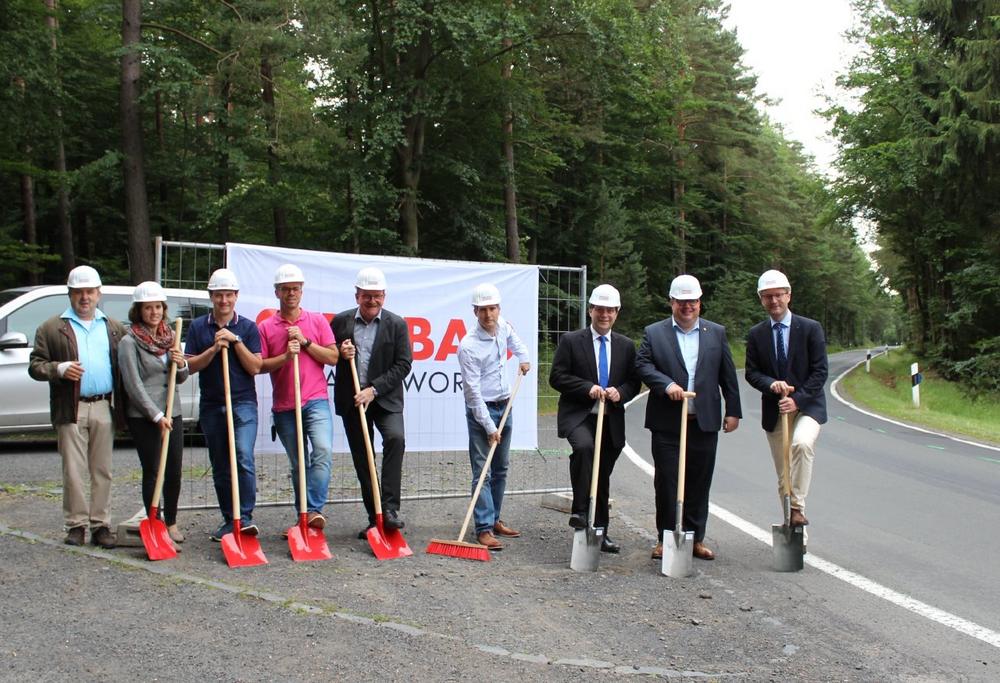 Erster Spatenstich für die Erneuerung der Kreisstraße 74 zwischen Grebenau – Schwarz und der L 3160 (Eifa)