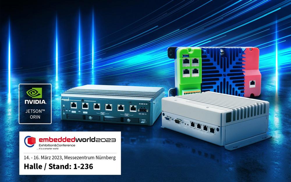 Hardware with NVIDIA® Jetson Orin™ and Intel® Core™ 12th/13th Gen. at embedded world 2023