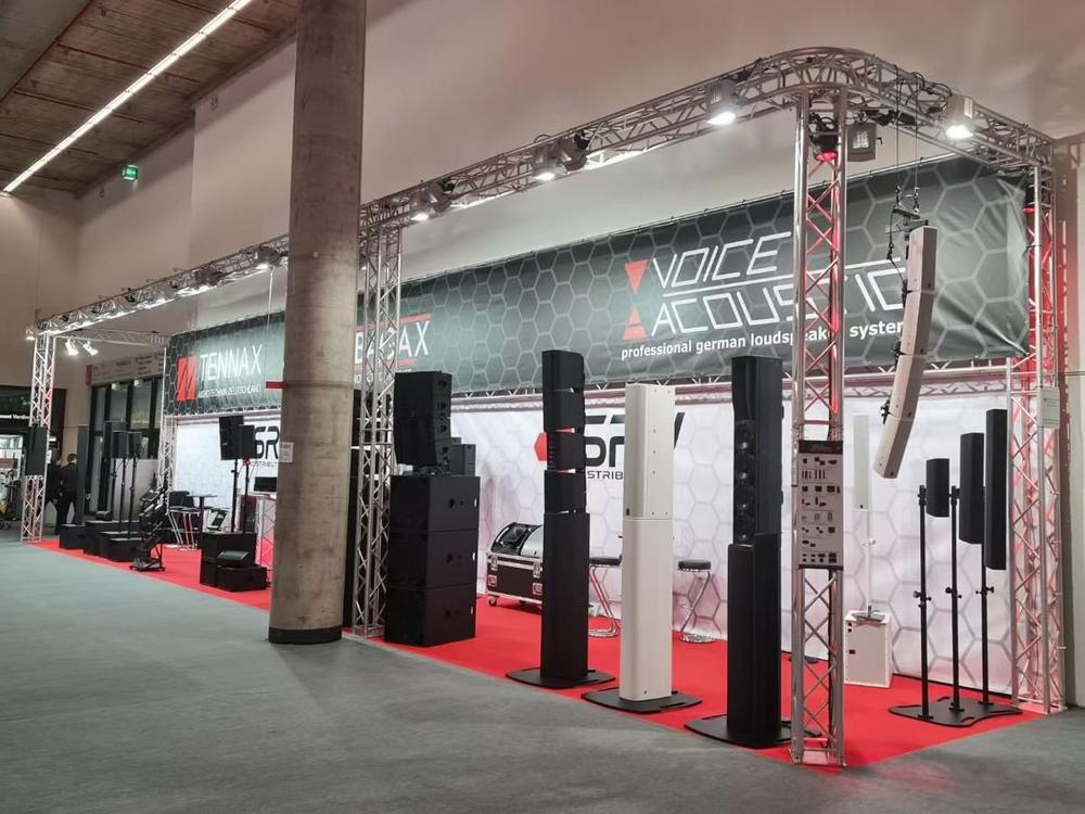 Voice-Acoustic and TENNAX at Prolight + Sound 2023