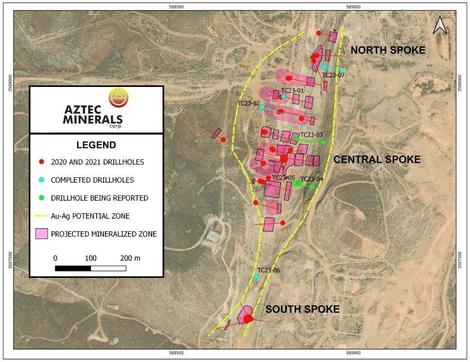 Aztec Minerals Drills 36m @ 5.02g/t Oxidized Gold Equivalent At Tombstone Project, Arizona