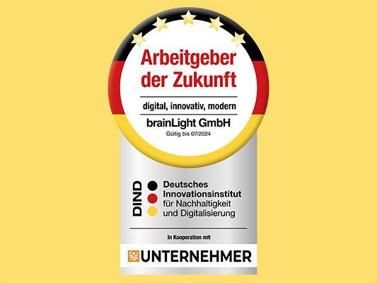 brainLight ist „Arbeitgeber der Zukunft“