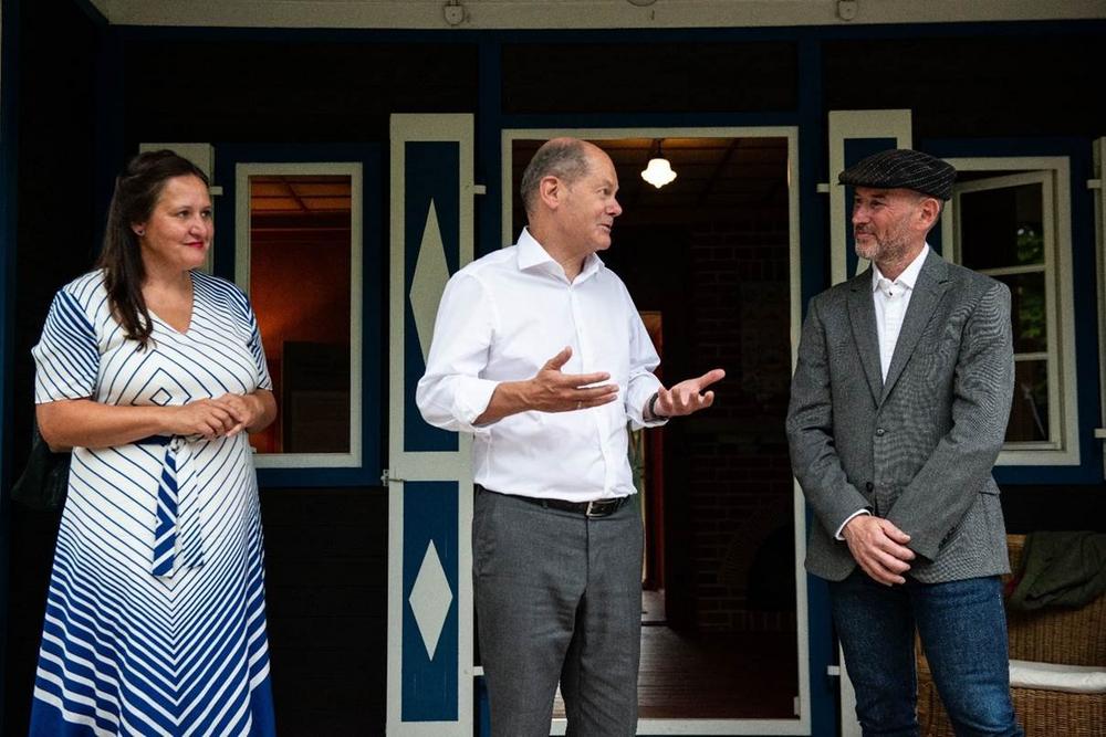 Besuch von Olaf Scholz im Alexander Haus