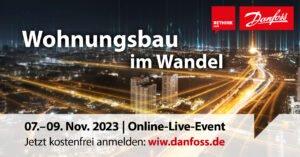 Wohnungsbau im Wandel: Digitale Danfoss Vortragsreihe fokussiert aktuelle Branchenthemen