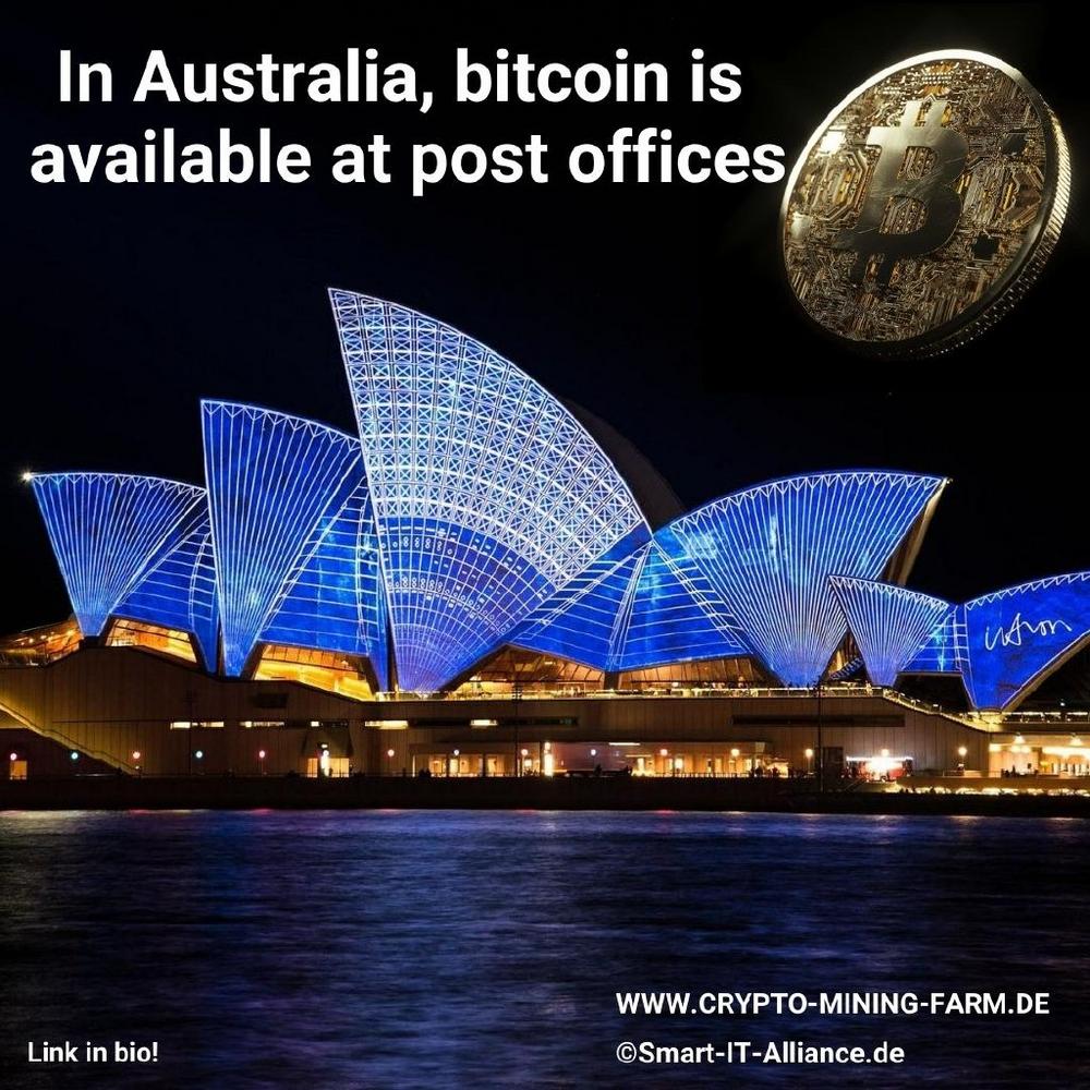 In Australien gibt es Bitcoin am Postschalter | In Australia bitcoin is available at post offices