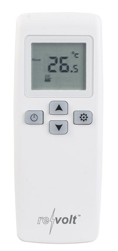 revolt WLAN-Steckdosen-Thermostat mit Sensor-Fernbedienung, App, Sprachbefehl