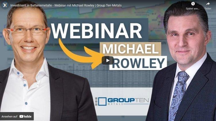 Webinar: Investment in Batteriemetalle