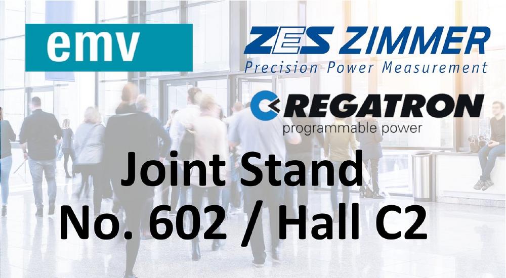ZES ZIMMER and REGATRON Joint Booth at the EMV Exhibition 2025