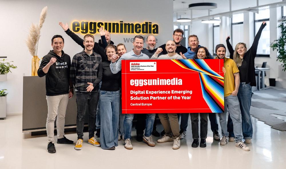 eggs unimedia zum Adobe Digital Experience Emerging Partner of the Year in Central Europe ernannt