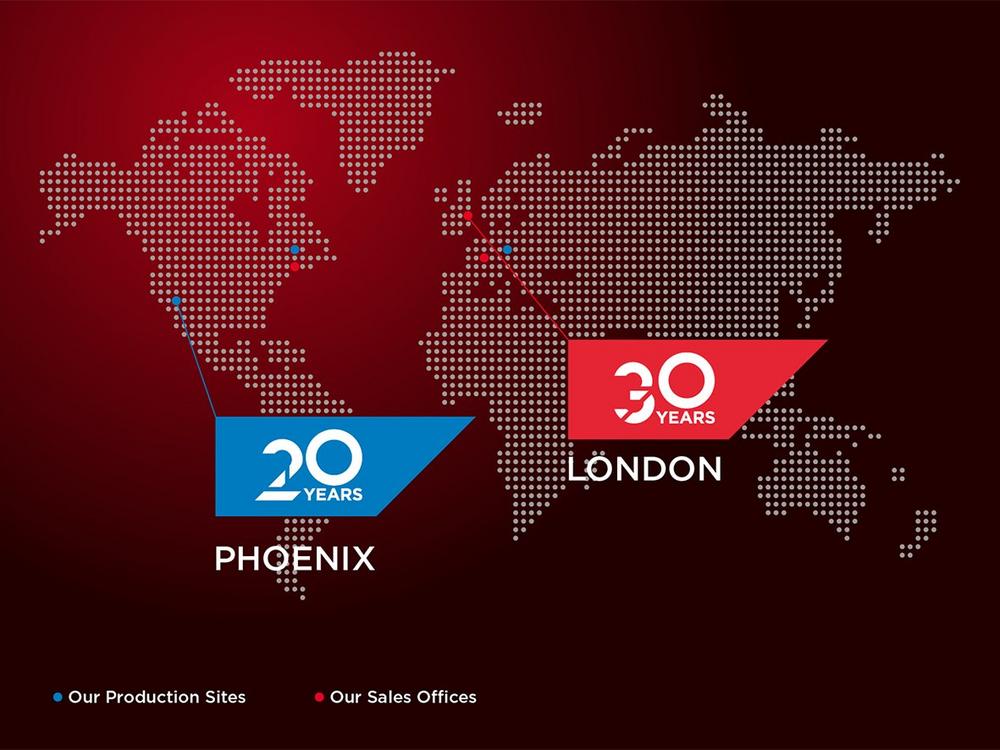 Anniversaries in Great Britain and Arizona