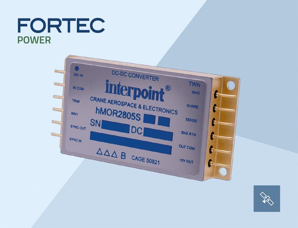 Zuverlässige DC/DC-Konverter der Interpoint hMOR-Serie™ für militärische Anwendungen