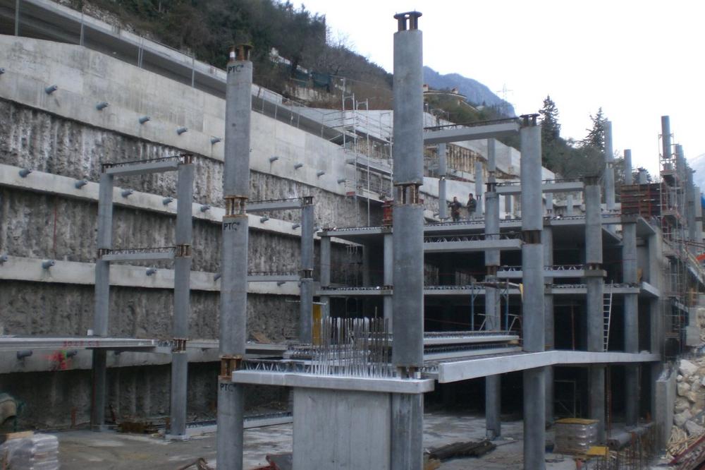 Parkhaus Monte Oro in Riva del Garda, gebaut mit NPS®