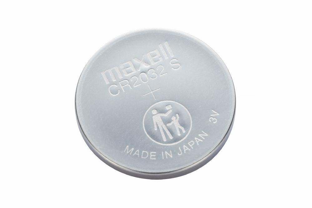Maxell to Begin Mass Production of Coin Type Lithium Manganese Dioxide Battery CR2032S
