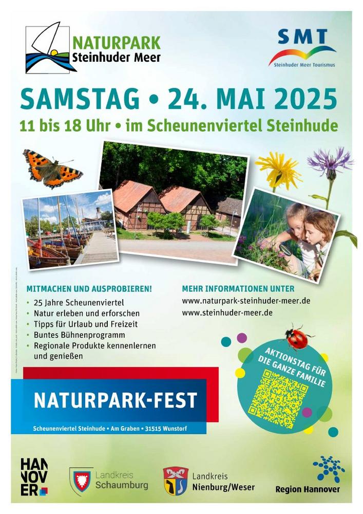 Naturpark-Fest für die ganze Familie am 24. Mai in Steinhude