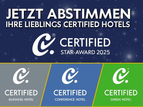 Certified Star-Award 2025: Ihre Stimme zählt – Ihre Erfahrung macht den Unterschied