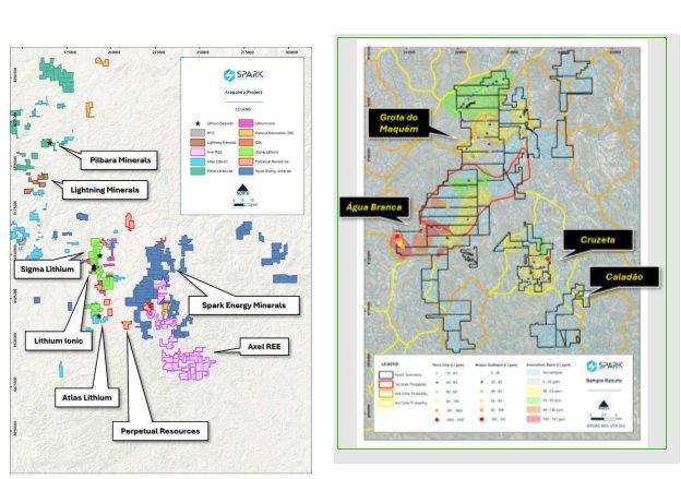 Spark stößt auf 3.712 ppm Lithium in Cruzeta und 118 ppm in Água Branca und treibt die Bohrplanung in Brasiliens Lithium Valley voran