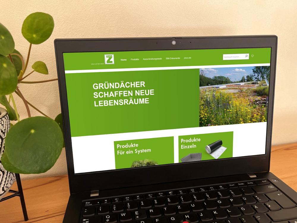 Komfortables Produktportal von ZinCo