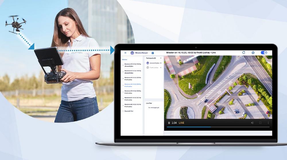 Livestreaming von Drohnen