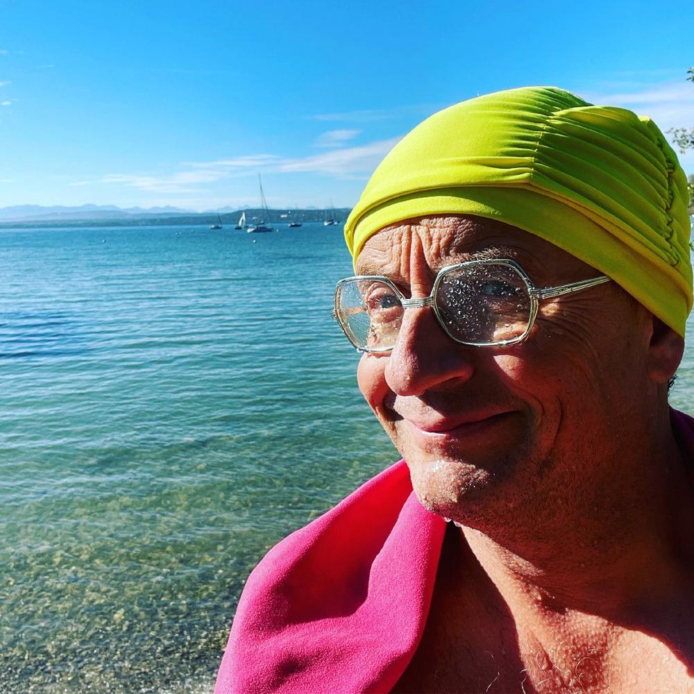 Wigald Boning geht baden auf Juist