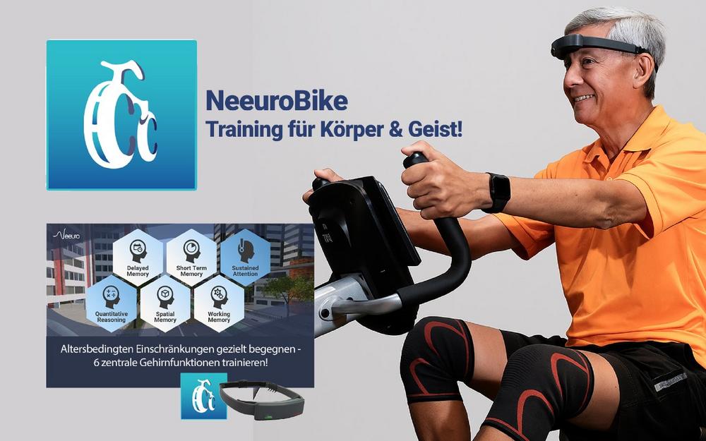 NEU: Aktiv im Alter mit NeeuroBike – Fit bleiben durch Radeln und Gehirntraining in einem System