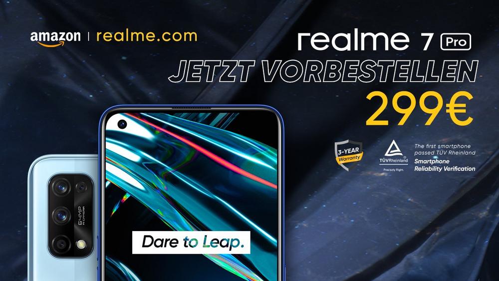 realme 7 Pro Vorbestellungen beginnen ab sofort