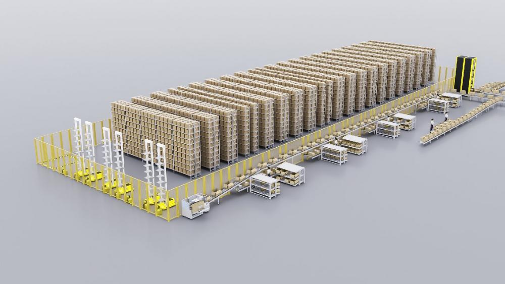 Desigual centralizes operations of its distribution center in Viladecans, Spain, using SSI Mobile Robots