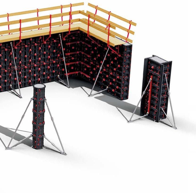 Geopanel Sichtbeton-Schalung aus ABS Technopolymer