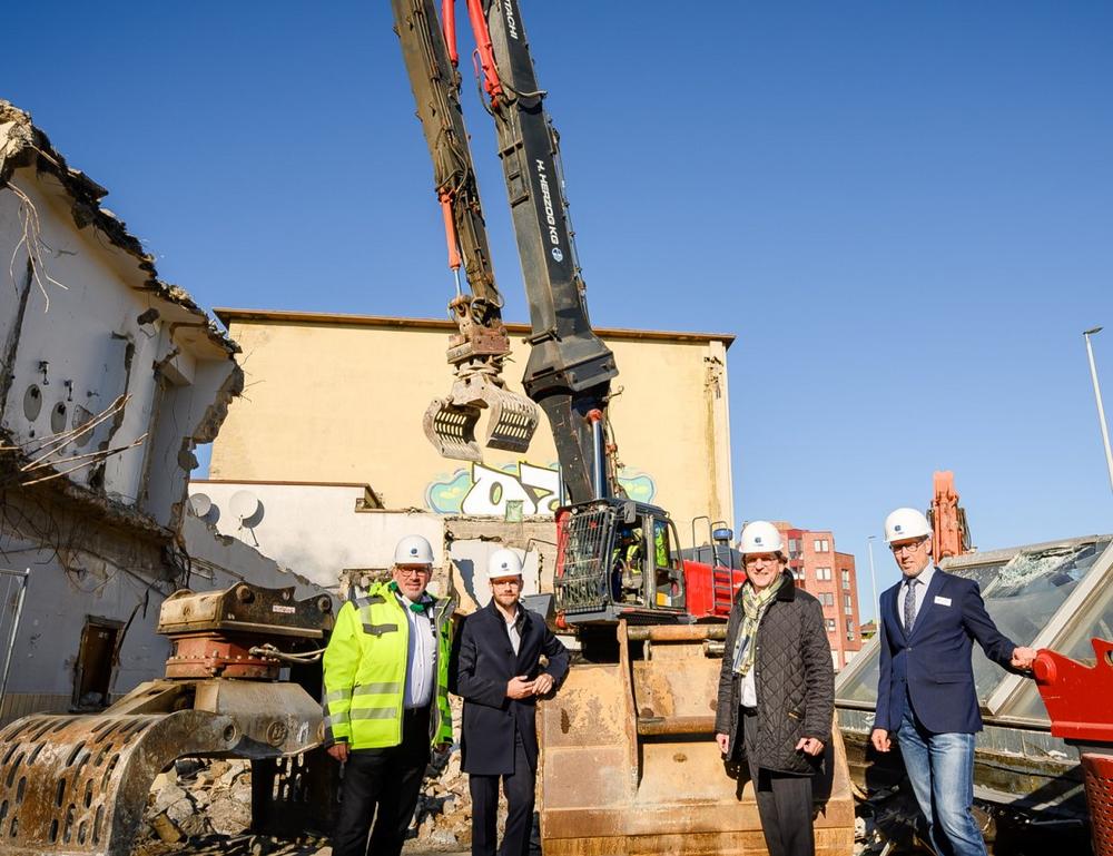 Platz schaffen für das neue Tor zu Rheydt