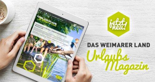 Digitales Urlaubsmagazin „Gemeinsam Reisen im Weimarer Land“ startet am 15. August