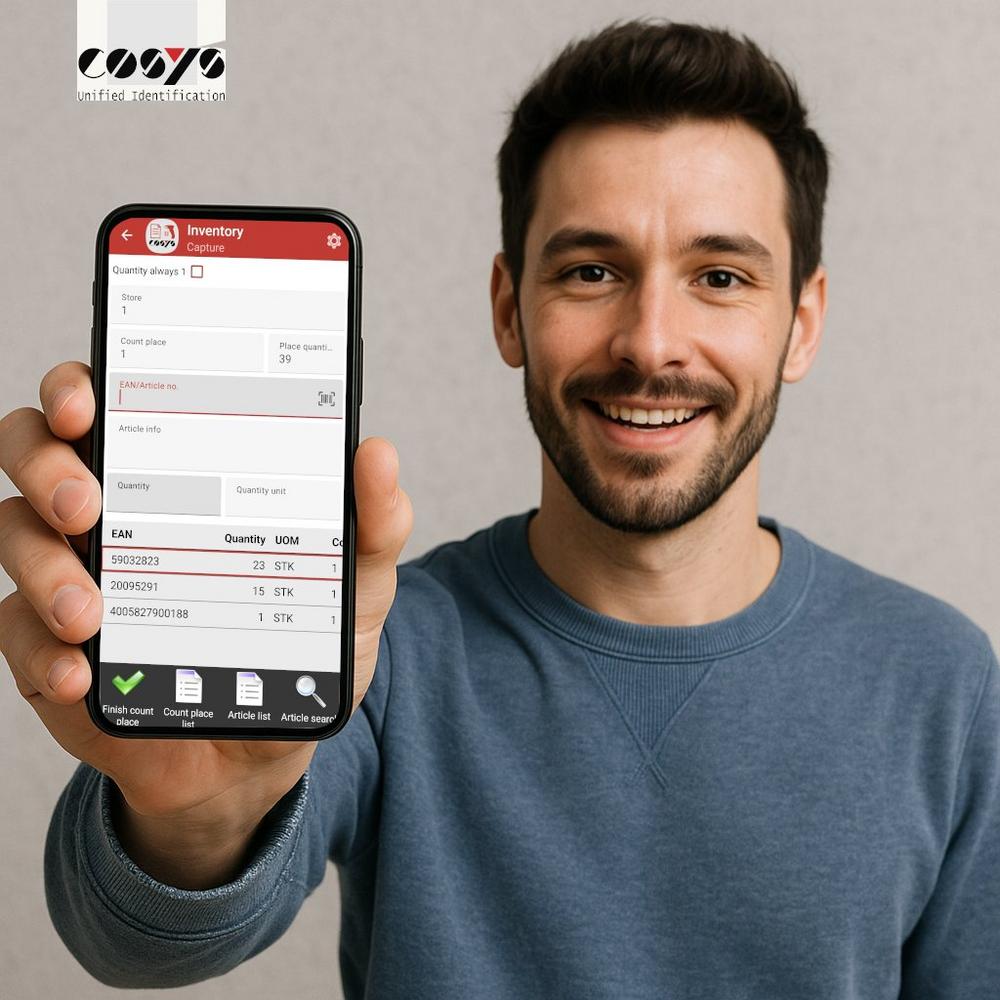 Stocktaking software by COSYS – the best option for efficient physical inventory