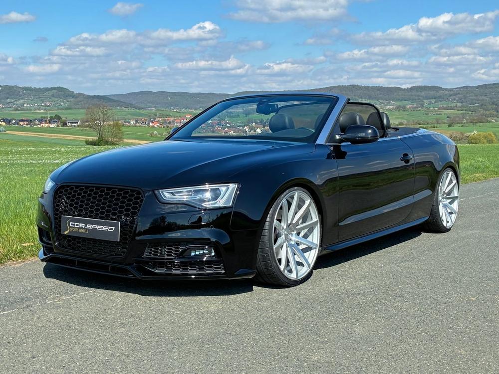Customized Audi A5 Cabriolet on extremely concave Deville wheels