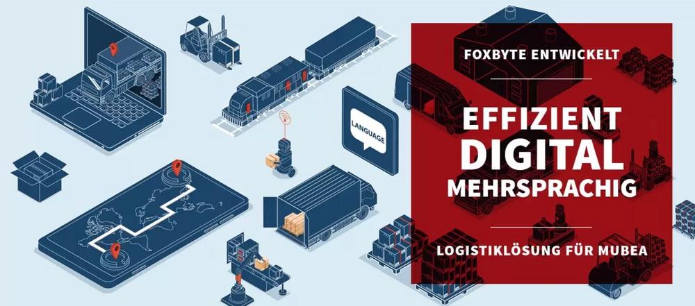 FOXBYTE entwickelt moderne Logistiklösung für Mubea