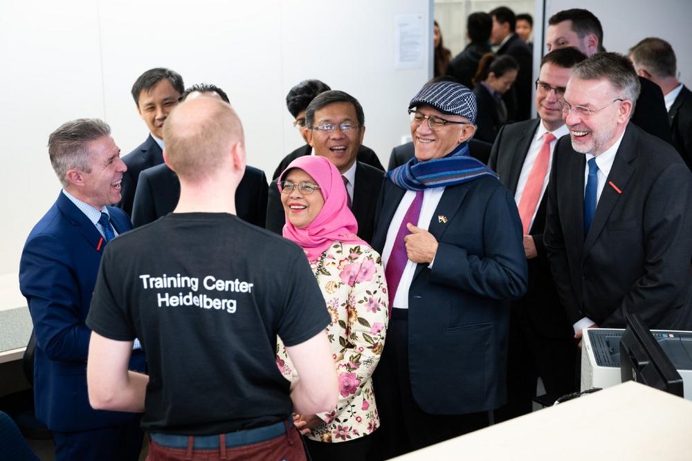 Staatsbesuch bei ABB in Heidelberg