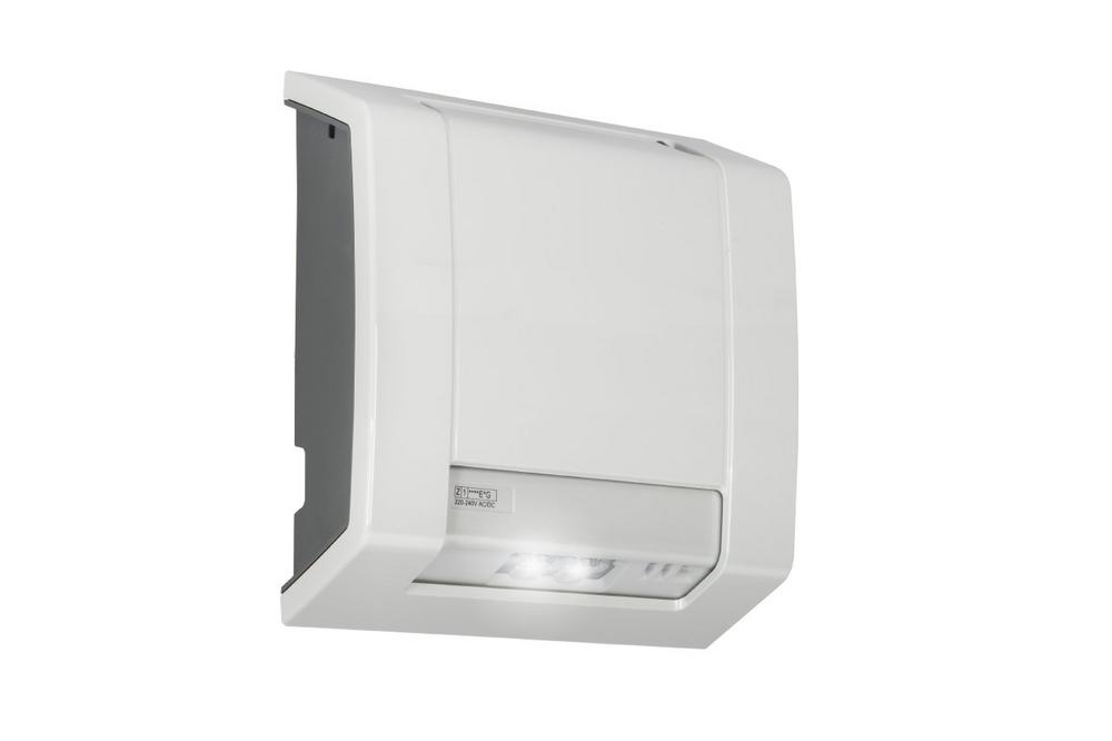 Witterungsbeständig und einfach zu installieren: die neue Außen-Notleuchte Lutia