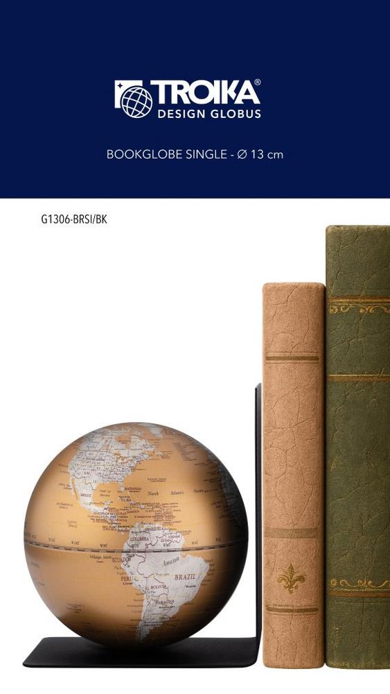 BOOKGLOBE SINGLE Einzelbuchstütze verbindet Funktionalität, Design und Inspiration.