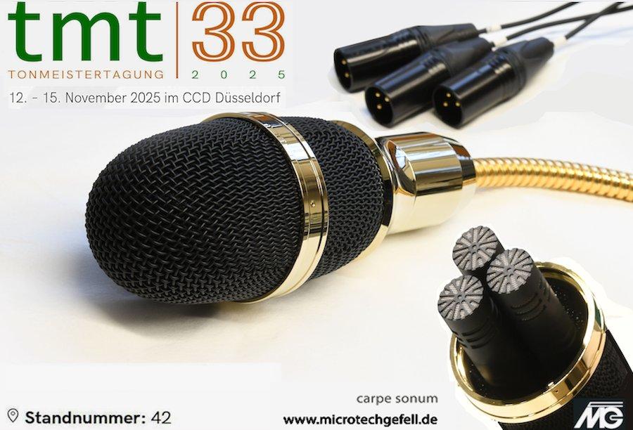 Tradition and innovation – Microtech Gefell at TMT 33 booth 42 with new MKM 403 multi-channel condenser microphone