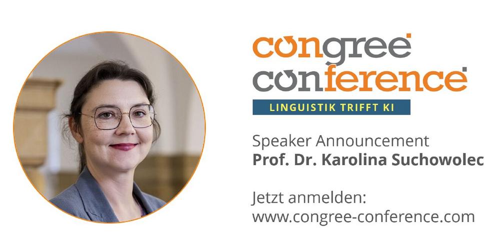 Karolina Suchowolec spricht auf der Congree Conference