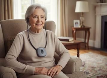 newgen medicals Digitaler TV-Funkkopfhörer und Hörverstärker KH-525, 2,4 GHz, bis 100 dB