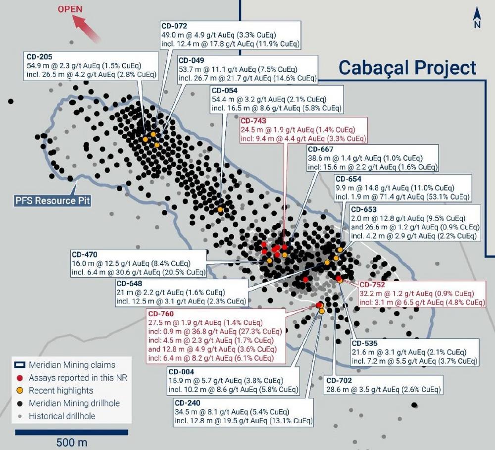 Meridian Completes Cabaçal DFS Drill Program with Strong Results and Advances Regional Exploration