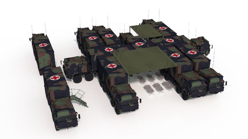 Großauftrag über mehr als 300 MioEUR: Rheinmetall liefert geschützte Sanitätseinrichtungen für den Einsatz in Frontnähe