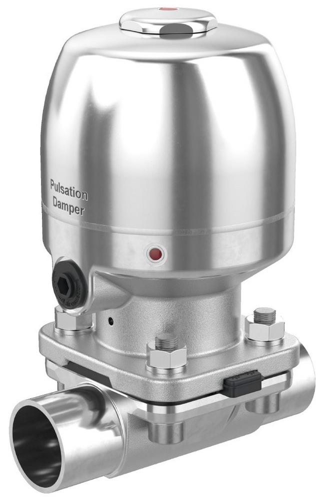 The GEMÜ 652 pulsation damper: The hygienic solution to pressure surges in plants
