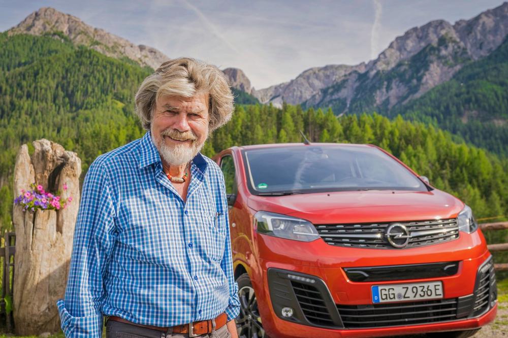 Alpine Summit: Reinhold Messner and the Electric Vans from Opel