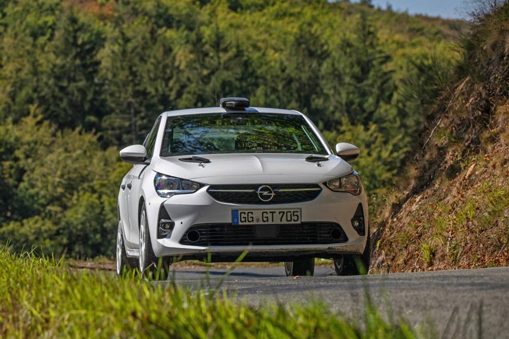 Opel Corsa Rally4 on the Start Line