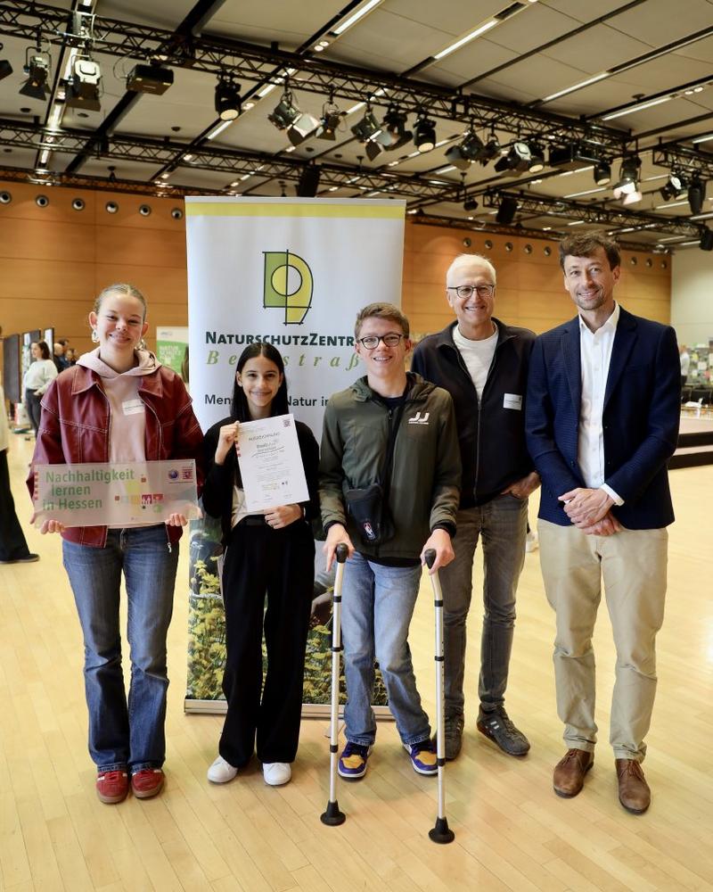 Nachhaltigkeit lernt man am besten früh: Schulzentrum Marienhöhe aus Darmstadt als Umweltschule ausgezeichnet.