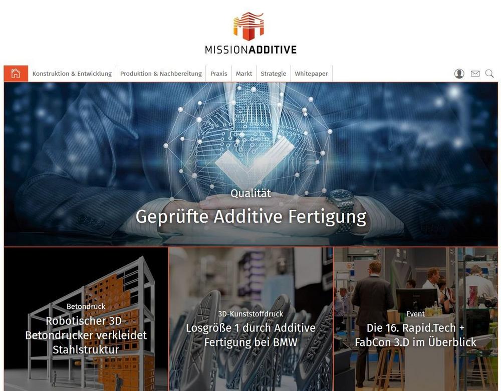 Neues Portal „Mission Additive“